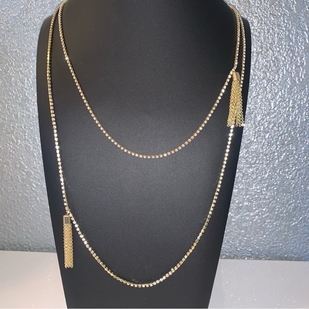 J. Crew Tassel Statement Necklace